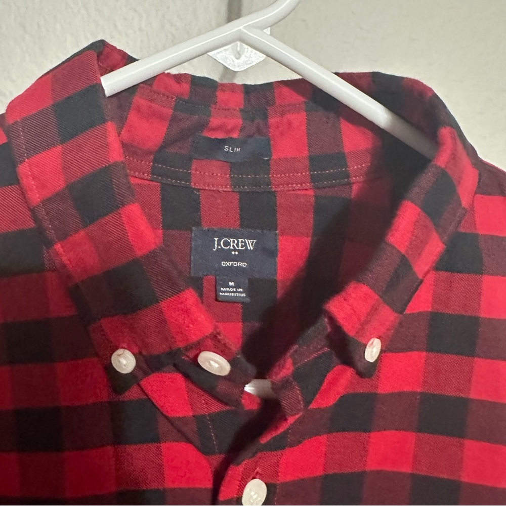 Slim fit j crew button up. Medium size, lightly worn